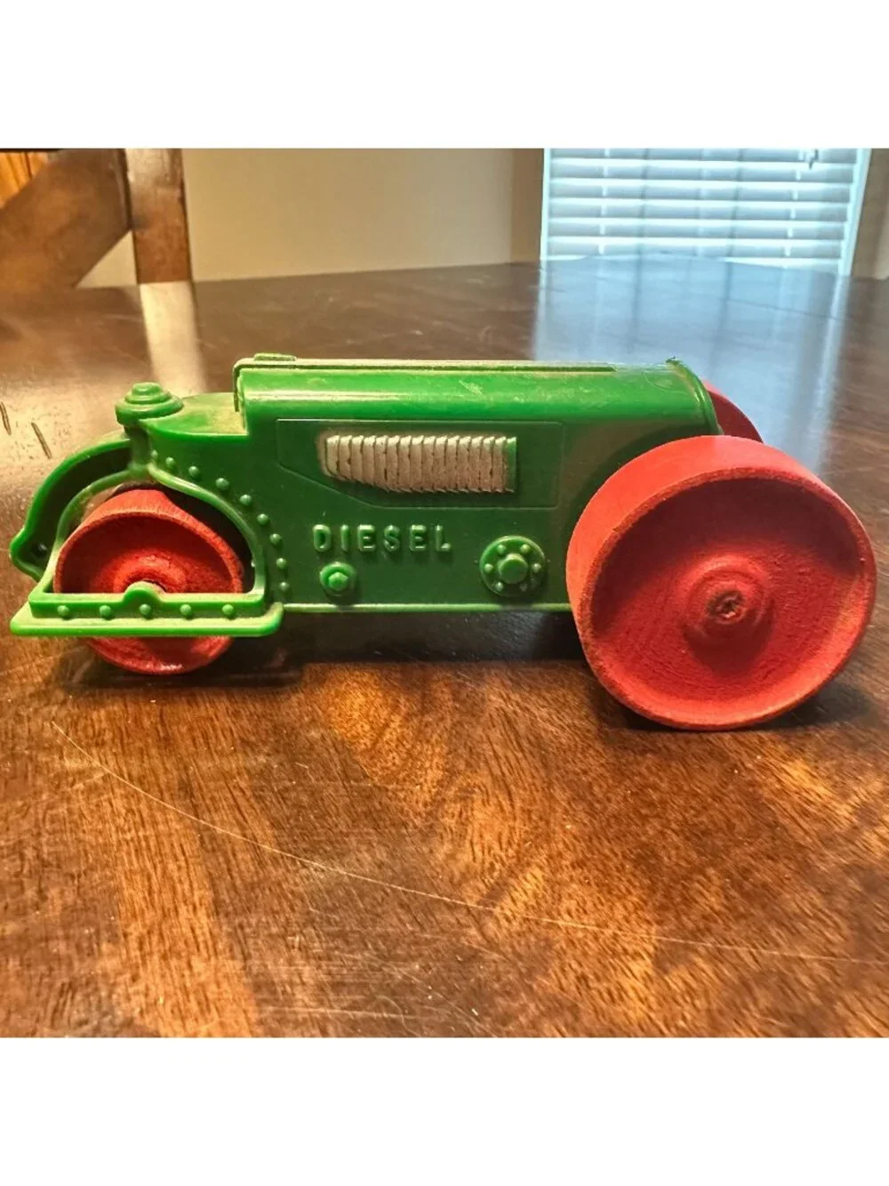 Vintage Hubley Diesel Steam Roller Plastic